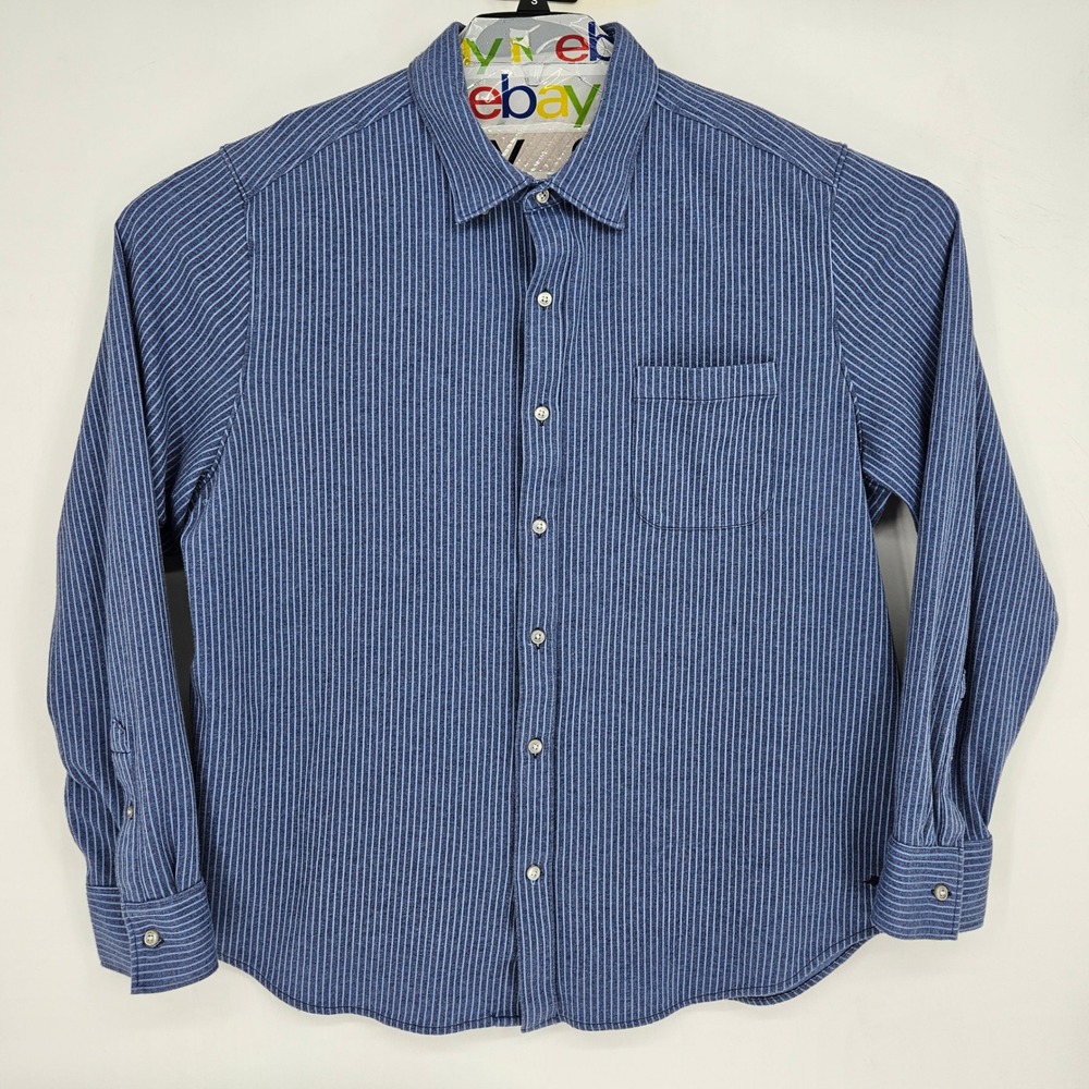 Tommy‎ Bahama Shirt Mens XXL Button Up San Lucio Stretch Blue Striped Casual